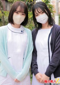 ガチ歯科衛生士さんプライベートお口セックス あかりさん（24）とももさん（23）
